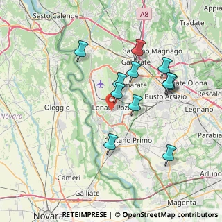 Mappa Via Moncucco, 21015 Lonate Pozzolo VA, Italia (7.02)