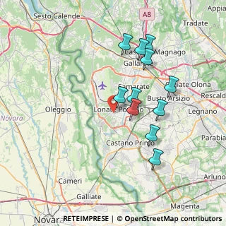 Mappa Via Moncucco, 21015 Lonate Pozzolo VA, Italia (6.80364)