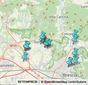 Mappa Via Giuseppe Cesare Abba, 25064 Piazza BS, Italia (3.67333)