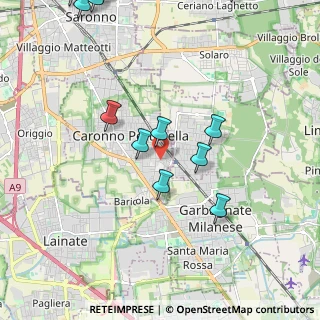 Mappa Via Tagliamento, 21042 Caronno Pertusella VA, Italia (2.56917)