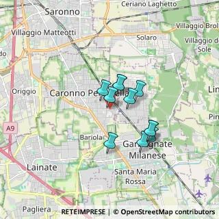 Mappa Via Tagliamento, 21042 Caronno Pertusella VA, Italia (1.20909)