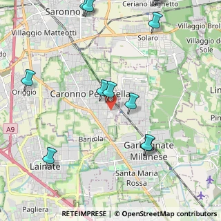 Mappa Via Tagliamento, 21042 Caronno Pertusella VA, Italia (2.6925)