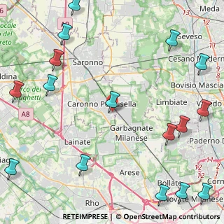 Mappa Via Tagliamento, 21042 Caronno Pertusella VA, Italia (6.56625)