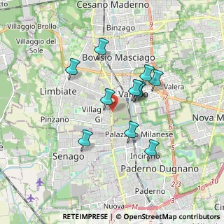 Mappa Corso Milano, 20814 Varedo MB, Italia (1.44636)