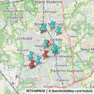 Mappa Corso Milano, 20814 Varedo MB, Italia (1.495)