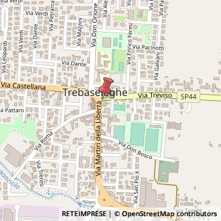 Mappa Via Treviso, 2, 35010 Trebaseleghe, Padova (Veneto)