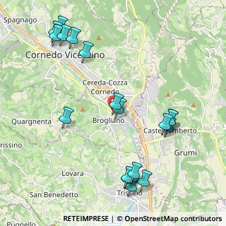 Mappa Viale dello Sport, 36070 Brogliano VI, Italia (2.48333)