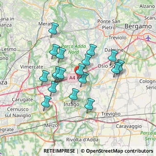 Mappa Via Lombardia, 20056 Grezzago MI, Italia (6.17222)