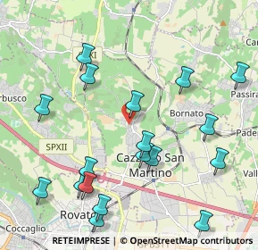 Mappa Via Luogo Nuovo, 25046 Cazzago San Martino BS, Italia (2.38444)