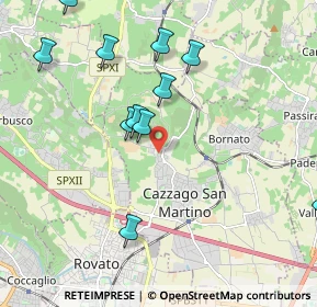 Mappa Via Luogo Nuovo, 25046 Cazzago San Martino BS, Italia (2.57615)