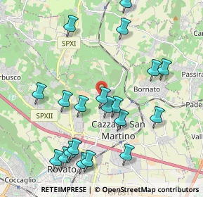 Mappa Via Luogo Nuovo, 25046 Cazzago San Martino BS, Italia (2.21)