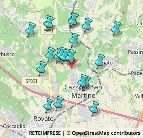 Mappa Via Luogo Nuovo, 25046 Cazzago San Martino BS, Italia (1.786)