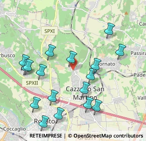 Mappa Via Luogo Nuovo, 25046 Cazzago San Martino BS, Italia (2.18059)