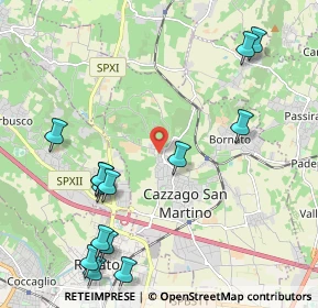 Mappa Via Luogo Nuovo, 25046 Cazzago San Martino BS, Italia (2.53429)
