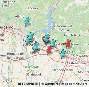 Mappa Via Luogo Nuovo, 25046 Cazzago San Martino BS, Italia (9.055)