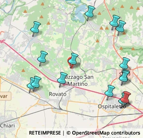 Mappa Via Luogo Nuovo, 25046 Cazzago San Martino BS, Italia (5.11188)