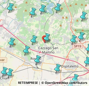 Mappa Via Luogo Nuovo, 25046 Cazzago San Martino BS, Italia (6.2625)