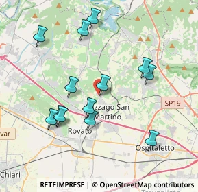 Mappa Via Luogo Nuovo, 25046 Cazzago San Martino BS, Italia (3.80692)