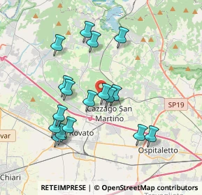 Mappa Via Luogo Nuovo, 25046 Cazzago San Martino BS, Italia (3.51176)