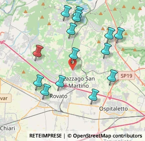 Mappa Via Luogo Nuovo, 25046 Cazzago San Martino BS, Italia (4.07714)