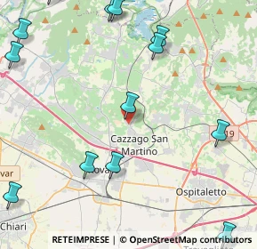 Mappa Via Luogo Nuovo, 25046 Cazzago San Martino BS, Italia (6.63706)