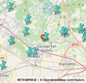Mappa Via Luogo Nuovo, 25046 Cazzago San Martino BS, Italia (5.14357)