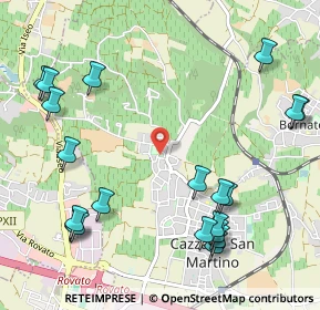Mappa Via Luogo Nuovo, 25046 Cazzago San Martino BS, Italia (1.3355)