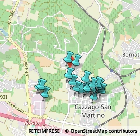 Mappa Via Luogo Nuovo, 25046 Cazzago San Martino BS, Italia (0.8455)
