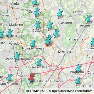 Mappa Via Michelangelo Buonarroti, 20835 Muggiò MB, Italia (5.737)