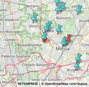 Mappa Via Michelangelo Buonarroti, 20835 Muggiò MB, Italia (4.37143)