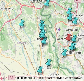Mappa Via S. Bartolomeo, 28047 Oleggio NO, Italia (7.984)