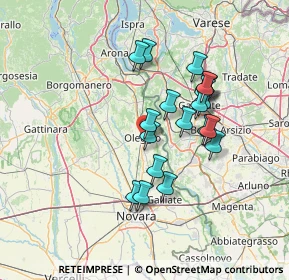 Mappa Via S. Bartolomeo, 28047 Oleggio NO, Italia (11.8745)