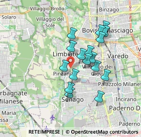 Mappa Rivendita fiori, 20812 Limbiate MB, Italia (1.47118)