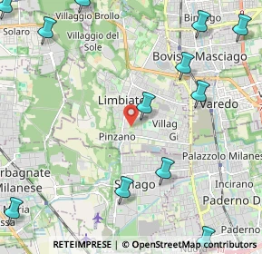 Mappa Rivendita fiori, 20812 Limbiate MB, Italia (3.0675)