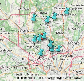 Mappa Rivendita fiori, 20812 Limbiate MB, Italia (5.6475)