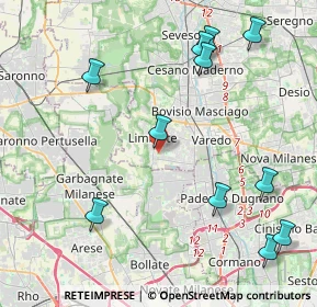 Mappa Rivendita fiori, 20812 Limbiate MB, Italia (5.02091)