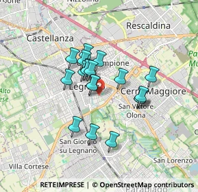 Mappa Via Monte Nevoso, 20025 Legnano MI, Italia (1.26579)