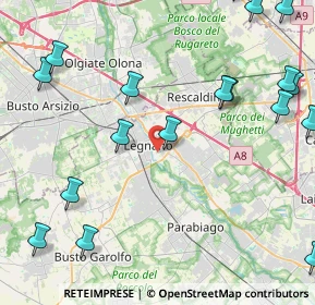 Mappa Via Monte Nevoso, 20025 Legnano MI, Italia (6.2635)