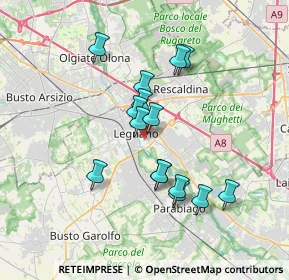 Mappa Via Monte Nevoso, 20025 Legnano MI, Italia (3.04)