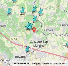Mappa Piazza Cardinale Lodovico Calini, 25046 Cazzago San Martino BS, Italia (2.59846)