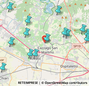 Mappa Piazza Cardinale Lodovico Calini, 25046 Cazzago San Martino BS, Italia (5.13929)