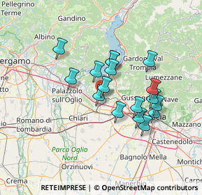 Mappa Piazza Cardinale Lodovico Calini, 25046 Cazzago San Martino BS, Italia (11.27706)