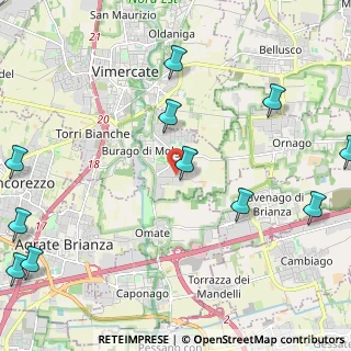 Mappa Via Enrico Fermi, 20875 Burago di Molgora MB, Italia (3.02364)