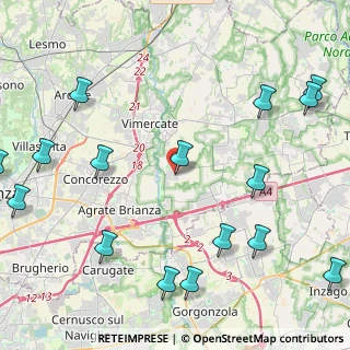 Mappa Via Enrico Fermi, 20875 Burago di Molgora MB, Italia (5.91625)