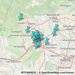 Mappa Strada Polegge, 36100 Vicenza VI, Italia (8.464)
