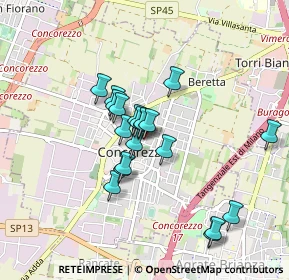 Mappa Via Repubblica, 20863 Concorezzo MB, Italia (0.6755)