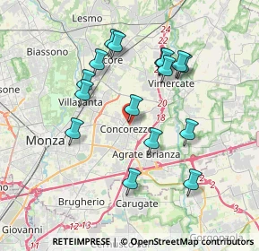 Mappa Via Repubblica, 20863 Concorezzo MB, Italia (3.46875)