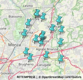 Mappa Via Repubblica, 20863 Concorezzo MB, Italia (3.16941)