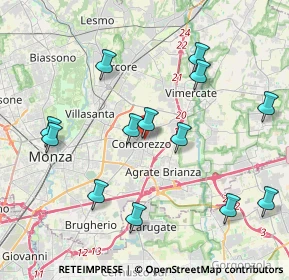 Mappa Via Repubblica, 20863 Concorezzo MB, Italia (4.26538)