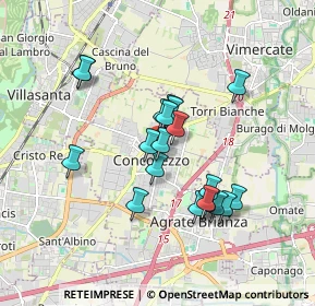 Mappa Via Federico Varisco, 20863 Concorezzo MB, Italia (1.4925)